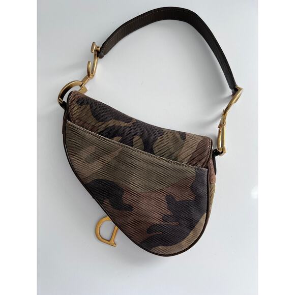 Dior Extremely rare small size camouflage saddle bag - Picture 4 of 11